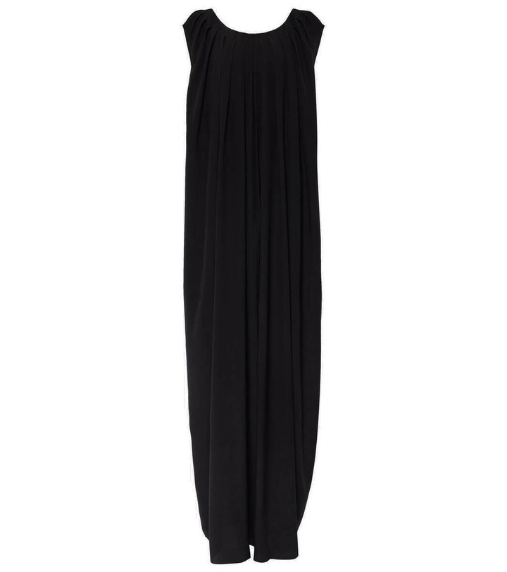 Photo: Fforme Pleated silk maxi dress