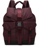 GANNI Burgundy Tech Backpack