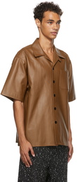 Marni Leather Short Sleeve Shirt