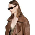 Gucci Black Oval Frame Sunglasses