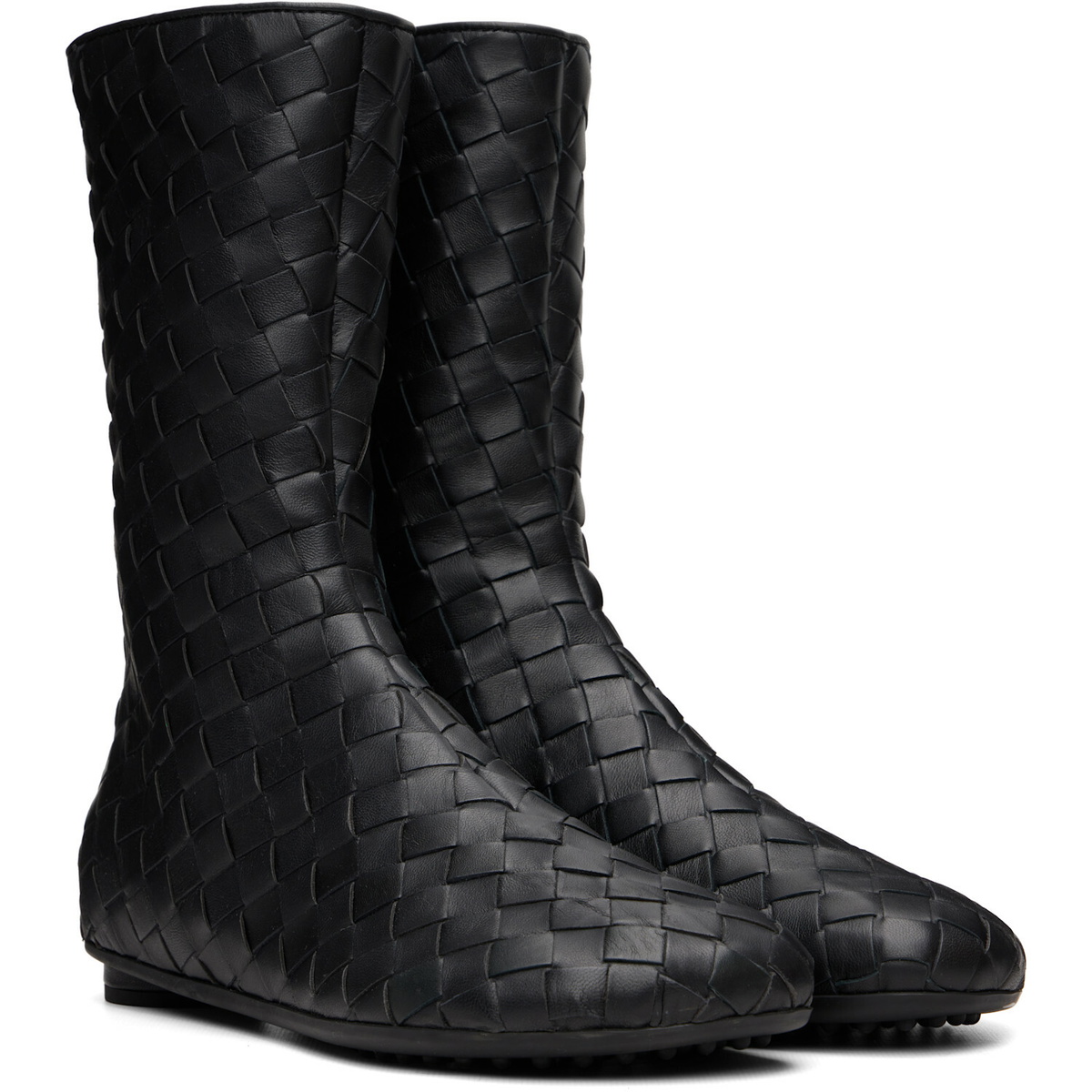 Bottega Veneta Black Anatomic Boots