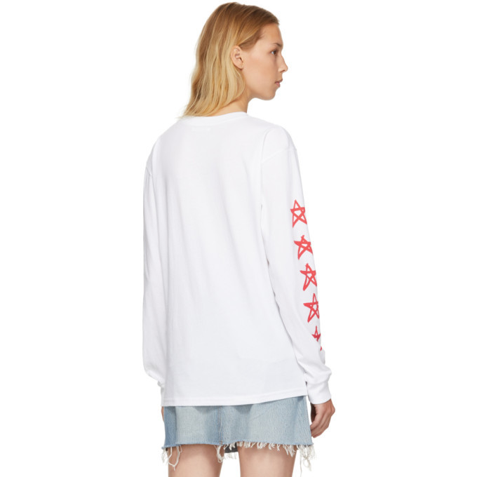 6397 White Long Sleeve New York Boy T-Shirt 6397