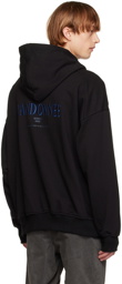 Juun.J Black Carryover Zip-Up Hoodie