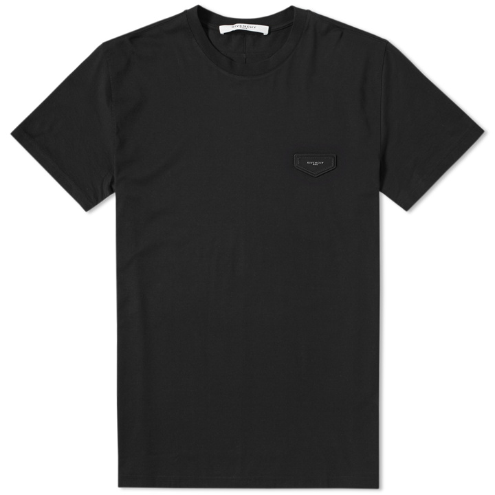 Photo: Givenchy Leather Patch Logo Tee