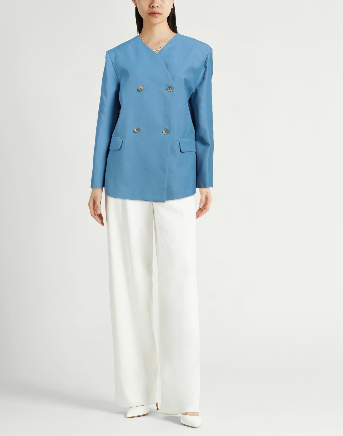 Loulou Studio Womens Blazer Pastel in Blue