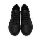 Saint Laurent Black Python Andy Sneakers