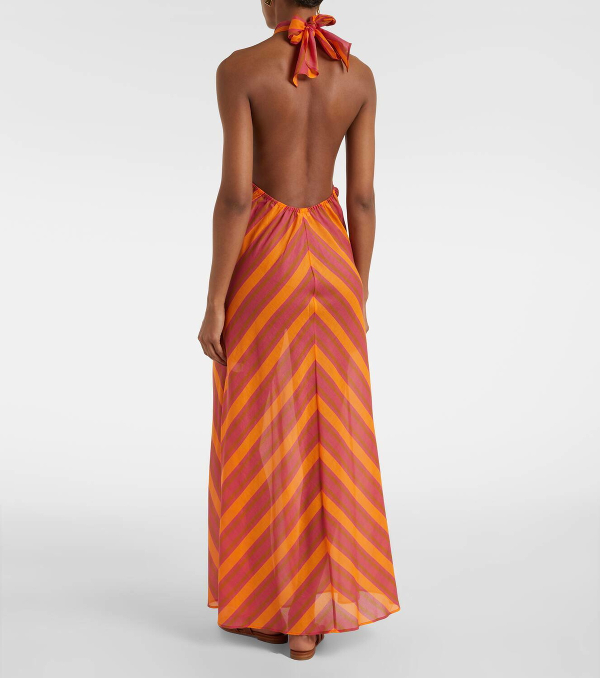 Eres Neree printed cotton voile maxi dress