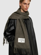 ACNE STUDIOS Alpaca Blend Logo Scarf