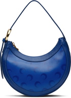 Marine Serre Navy Moon Airbrushed Leather Eclips Mini Bag