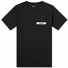 Jacquemus Men's Gros Grain Logo T-Shirt in Black