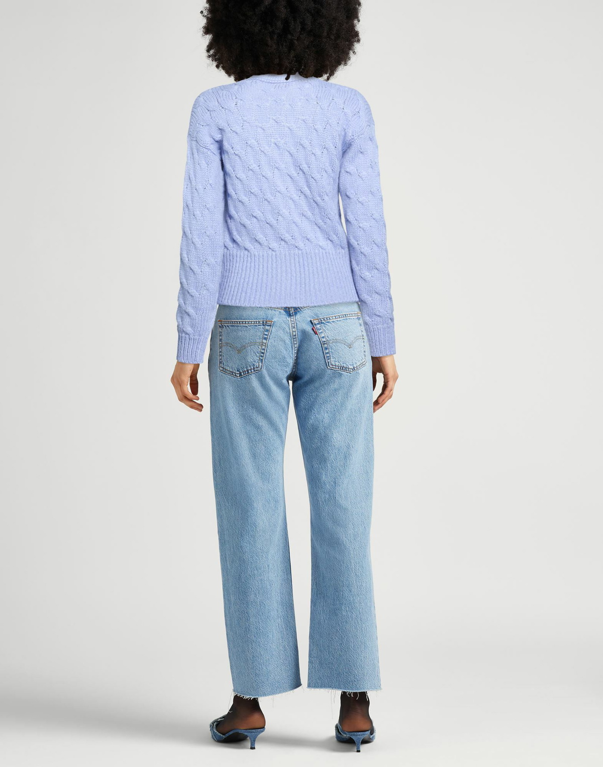 Manila Grace Womens Cardigan Light in Blue