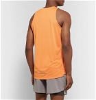 Nike Running - Miler Printed Dri-FIT Mesh Tank Top - Orange