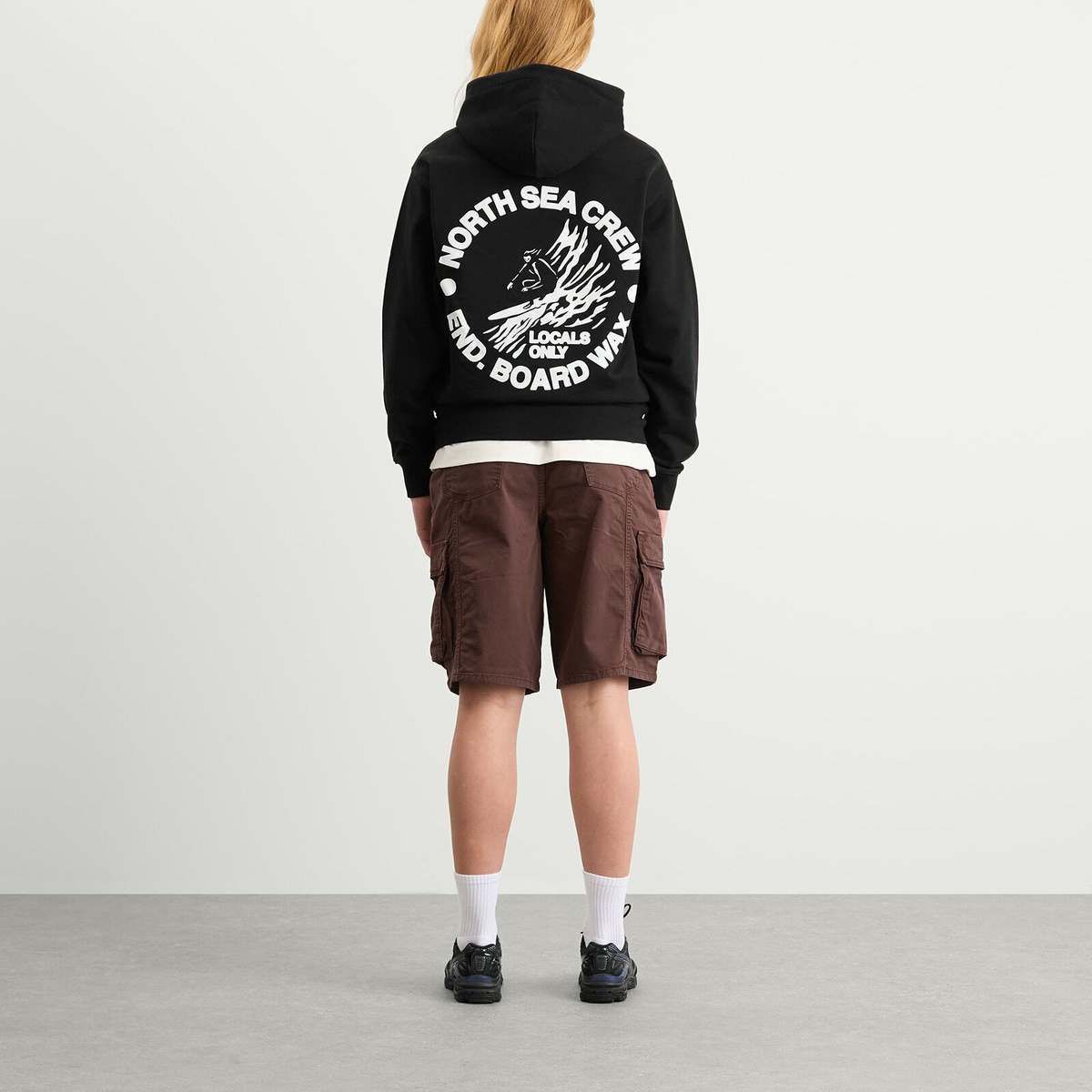 END. Coastal Board Wax Hoodie in Black