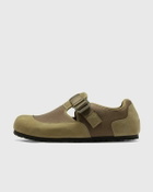 Birkenstock London Nova Textile Green Mens Sandals & Slide