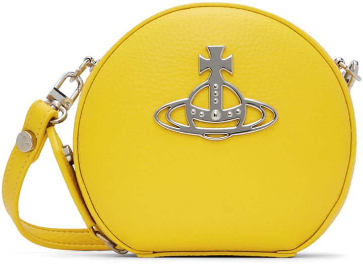 Photo: Vivienne Westwood Yellow Re-Vegan Mini Round Crossbody Bag