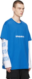 Givenchy Blue Cotton T-Shirt