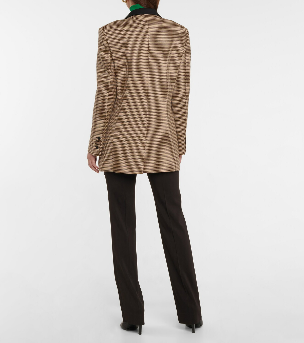 Stella McCartney - Marthy houndstooth wool blazer Stella