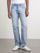 SAINT LAURENT - Straight-Leg Organic Jeans - Blue