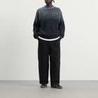 Bound Men's Spray Wash Cropped Knit Jumper in Midnight Blue
