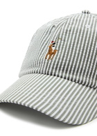 Polo Ralph Lauren Logo Striped Seersucker cap - Green - One Size
