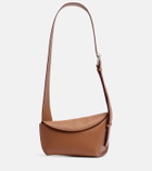 McQueen T-Bar leather shoulder bag