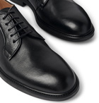Officine Generale - Full-Grain Leather Derby Shoes - Black
