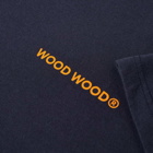 Wood Wood Men's Sami Logo T-Shirt in Dusty Blue