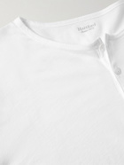 Hartford - Cotton-Jersey Henley T-Shirt - White