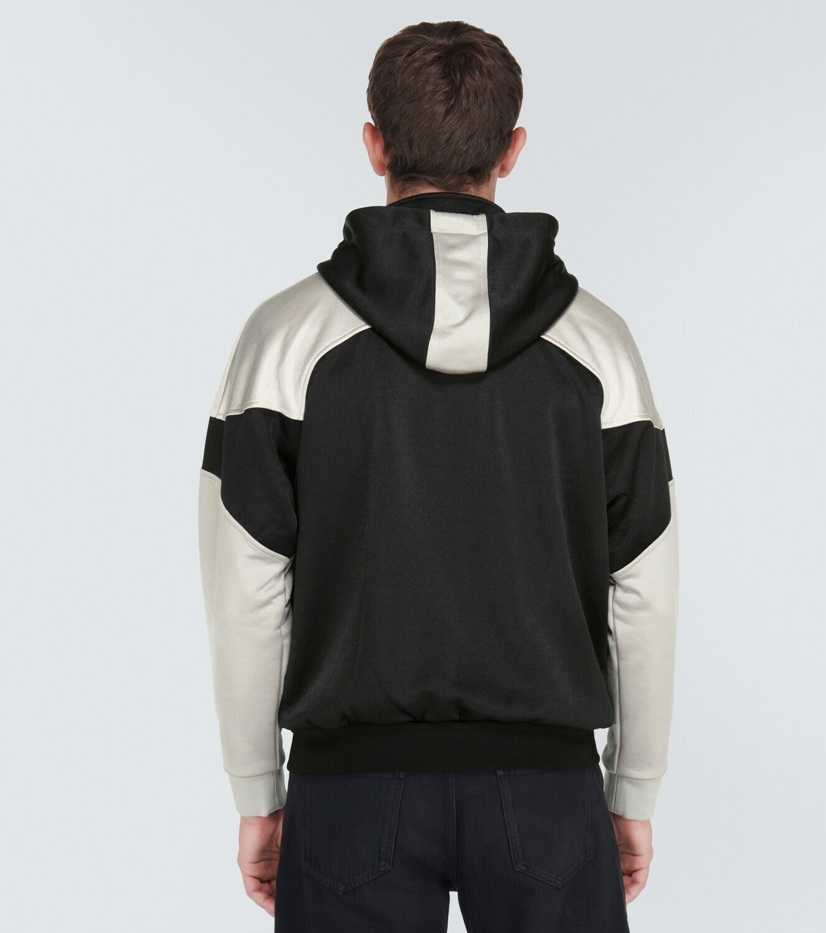 Saint Laurent Two-tone paneled hoodie Saint Laurent