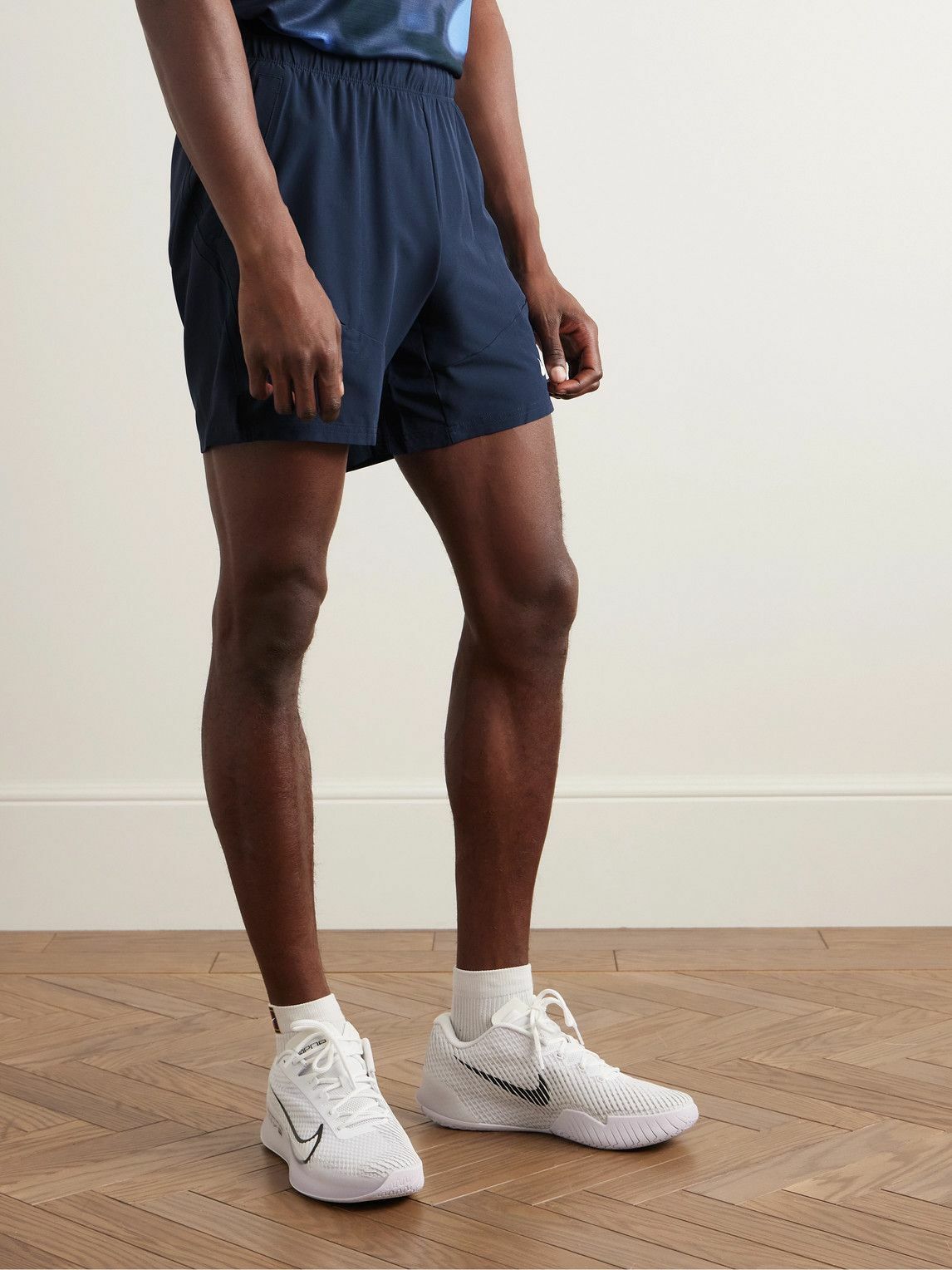 Nike Tennis - NikeCourt Advantage Straight-Leg Dri-FIT Tennis Shorts - Blue
