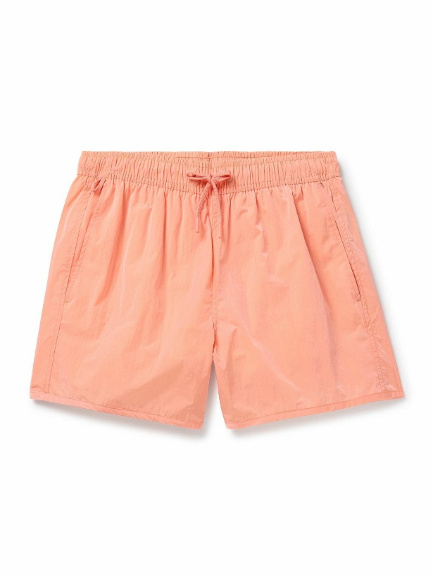 Photo: CDLP - Straight-Leg Mid-Length Swim Shorts - Orange