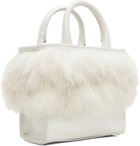 Blumarine White Feather Bag