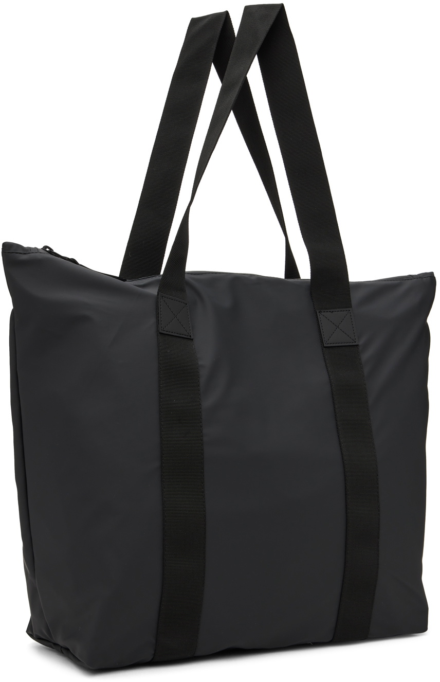 RAINS Black Rush Tote