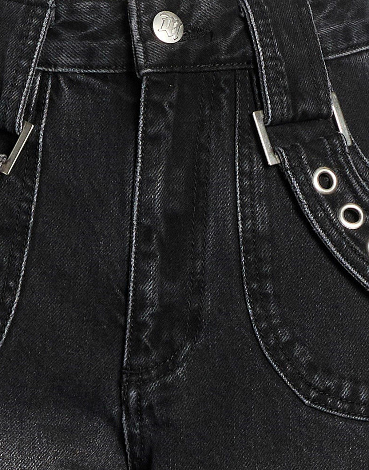 Misbhv Womens Jeans in Black