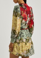 Alice + Olivia Antonette Floral-print Mini Dress Multicoloured 1