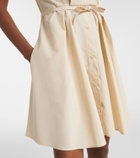 Loewe Paula's Ibiza Anagram cotton poplin shirt dress