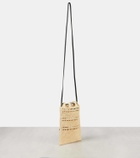Loewe Paula's Ibiza raffia pouch with strap