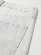 AGOLDE - Anson Straight-Leg Frayed Organic Denim Shorts - Gray