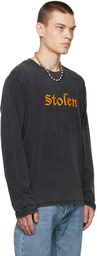 Stolen Girlfriends Club Grey Stolen Long Sleeve T-Shirt