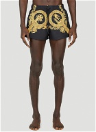 Versace - Baroque Swim Shorts in Black