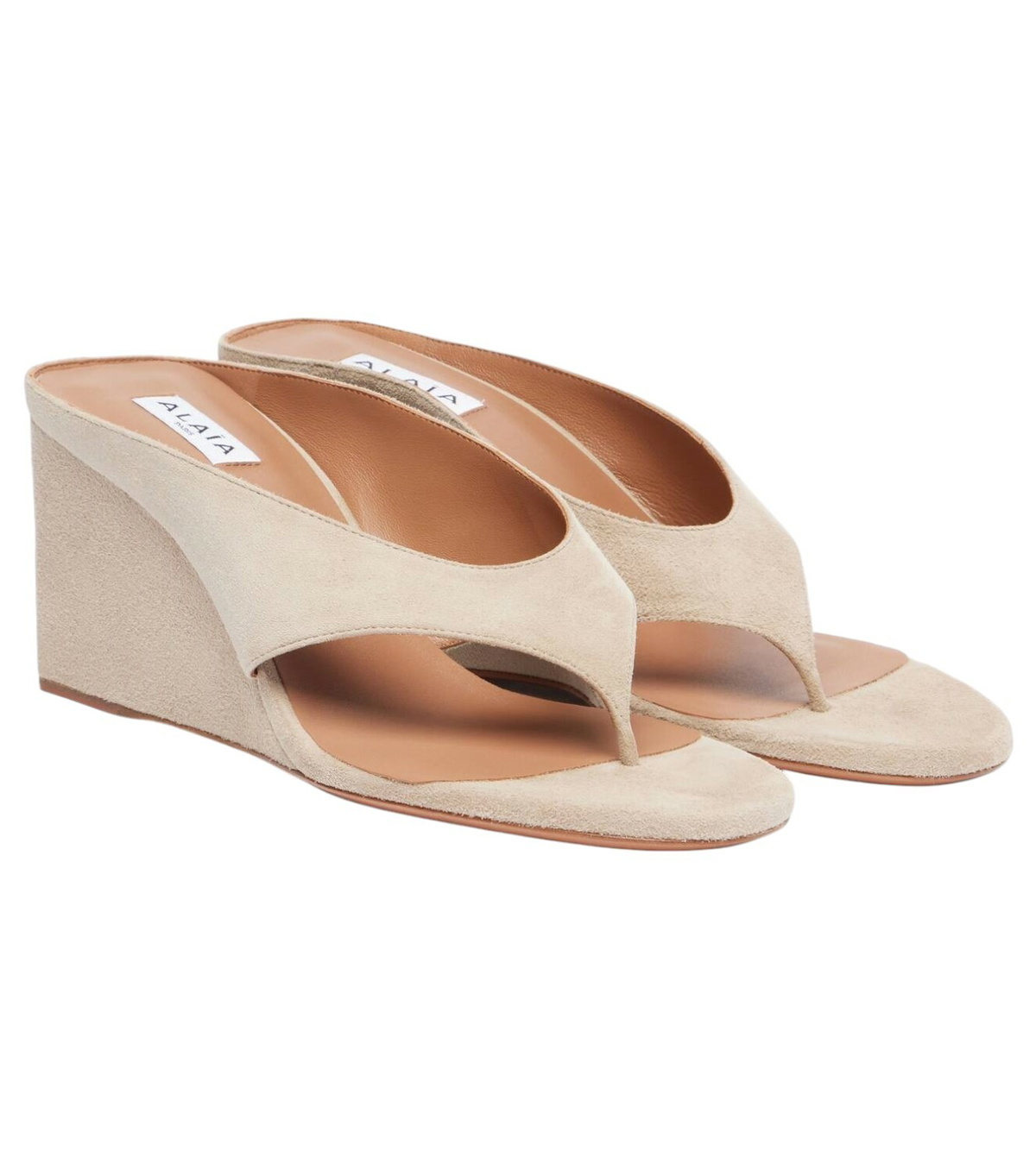 Alaïa Flex mesh thong sandals ALAÏA