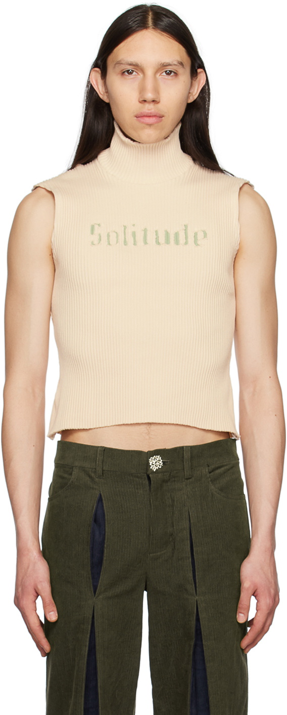 Solitude Studios SSENSE Exclusive Beige Tank Top