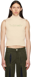 Solitude Studios SSENSE Exclusive Beige Tank Top