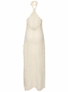 ERMANNO SCERVINO Cotton Blend Lace Long Dress