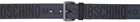 Moschino Navy Printed Belt