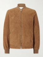 Valstar - Evans Suede Bomber Jacket - Brown