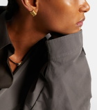 Déhanche Hollyhock gold-plated sterling silver earrings