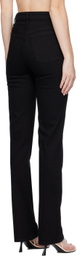 KHAITE Black 'The Danielle' Jeans