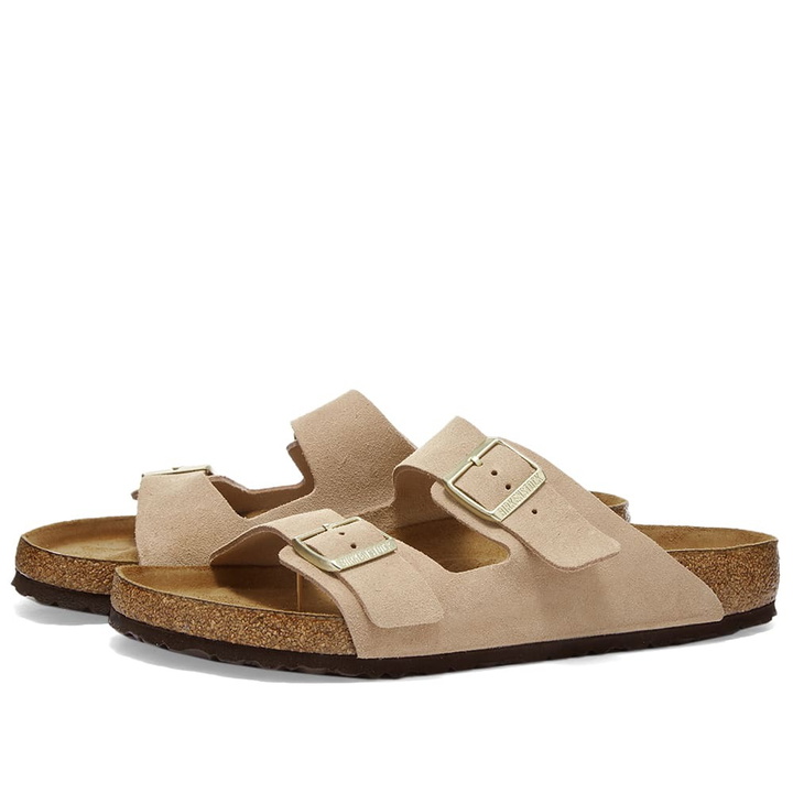 Photo: Birkenstock Men's Arizona SFB in Nude Suede