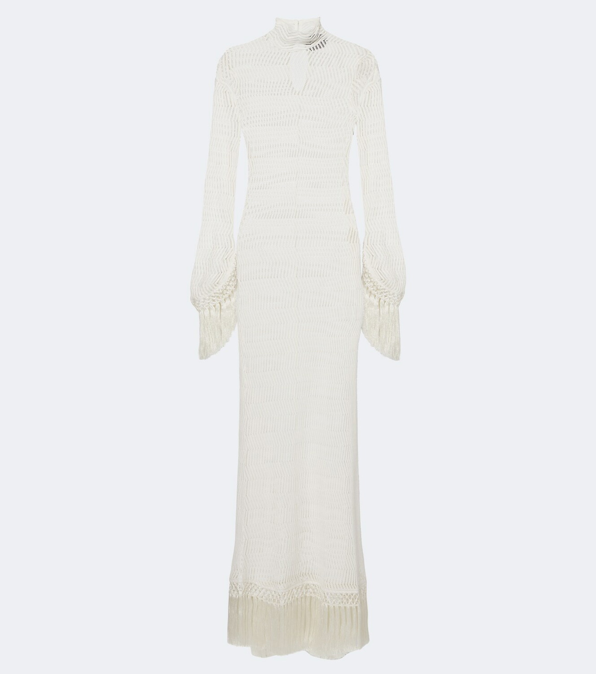 Taller Marmo New Mexico fringed cotton maxi dress